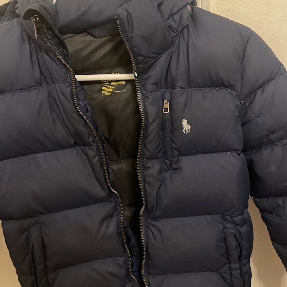 Polo Ralph Lauren boys puffer coat. Size 7